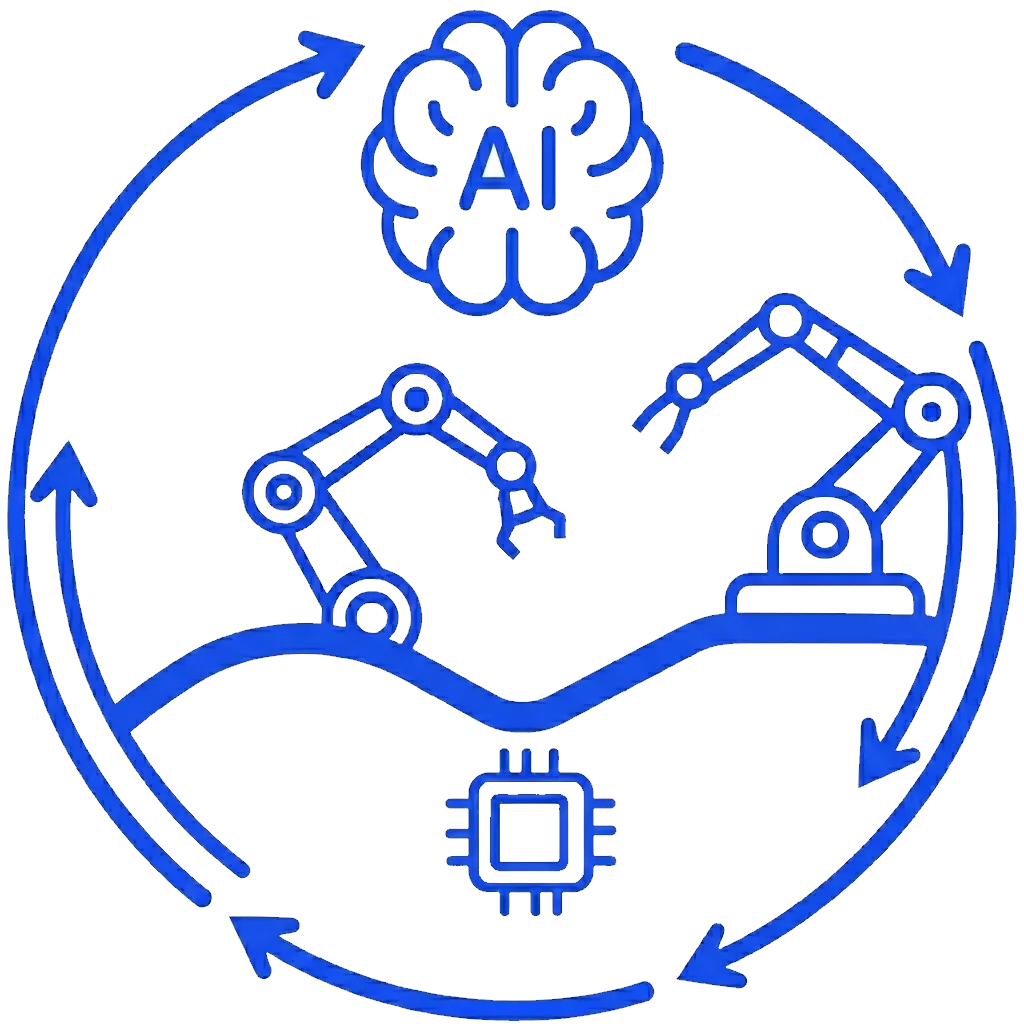 Ícone de processamento neural e inteligência artificial